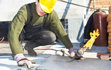 Cranmer Green flat roof construction